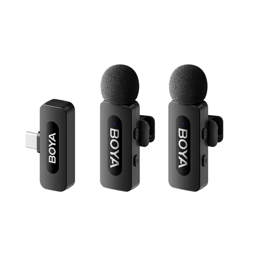 BOYA BY-V20 2.4Ghz Wireless Micorphone for USB-C Device (2TX+1RX)