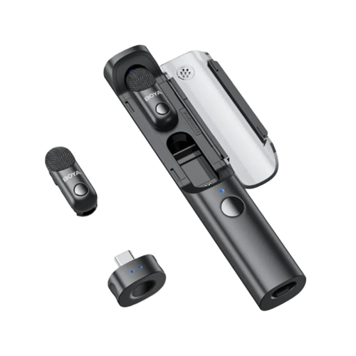 BOYA Magic-05 Wireless Microphone With Ai Noise Cancellation USB-C Connector (2TX+1RX)
