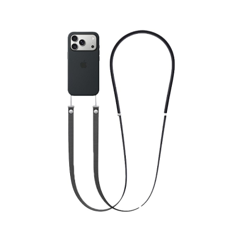 Apple Crossbody Strap - Black